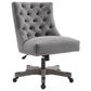 Linden Boulevard Empress Della Office Chair in Grey Wash, , large
