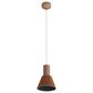 Golden Lighting Faroe 8" 1-Light LED Pendant in Coffee and Black, , large
