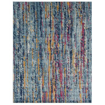 Surya Harput HAP-1016 7"10" x 10"3" Teal, Saffron and Orange Area Rug, , large