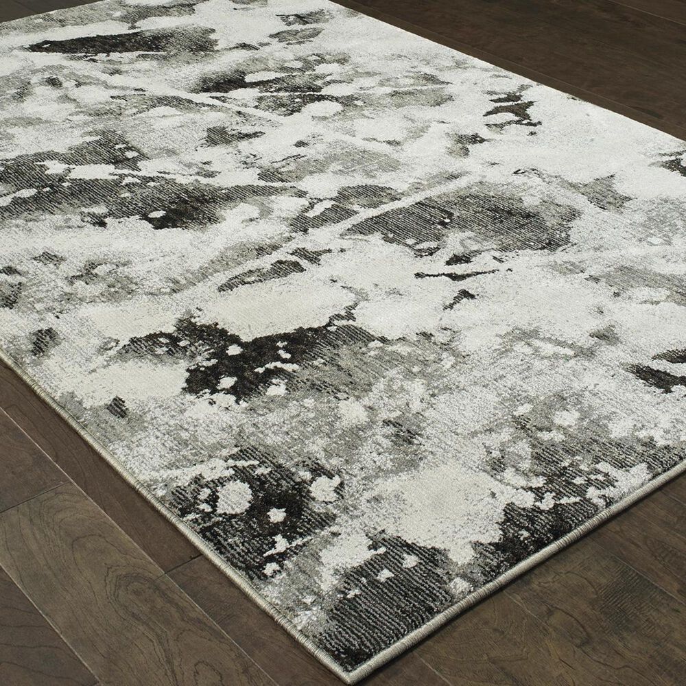 Oriental Weavers Evolution 8035B 10" x 13"2" Charcoal Area Rug, , large