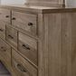 Viceray Collections Cool Rustic 5-Piece King Plank Bedroom Set with Storage in Stone Grey, , large