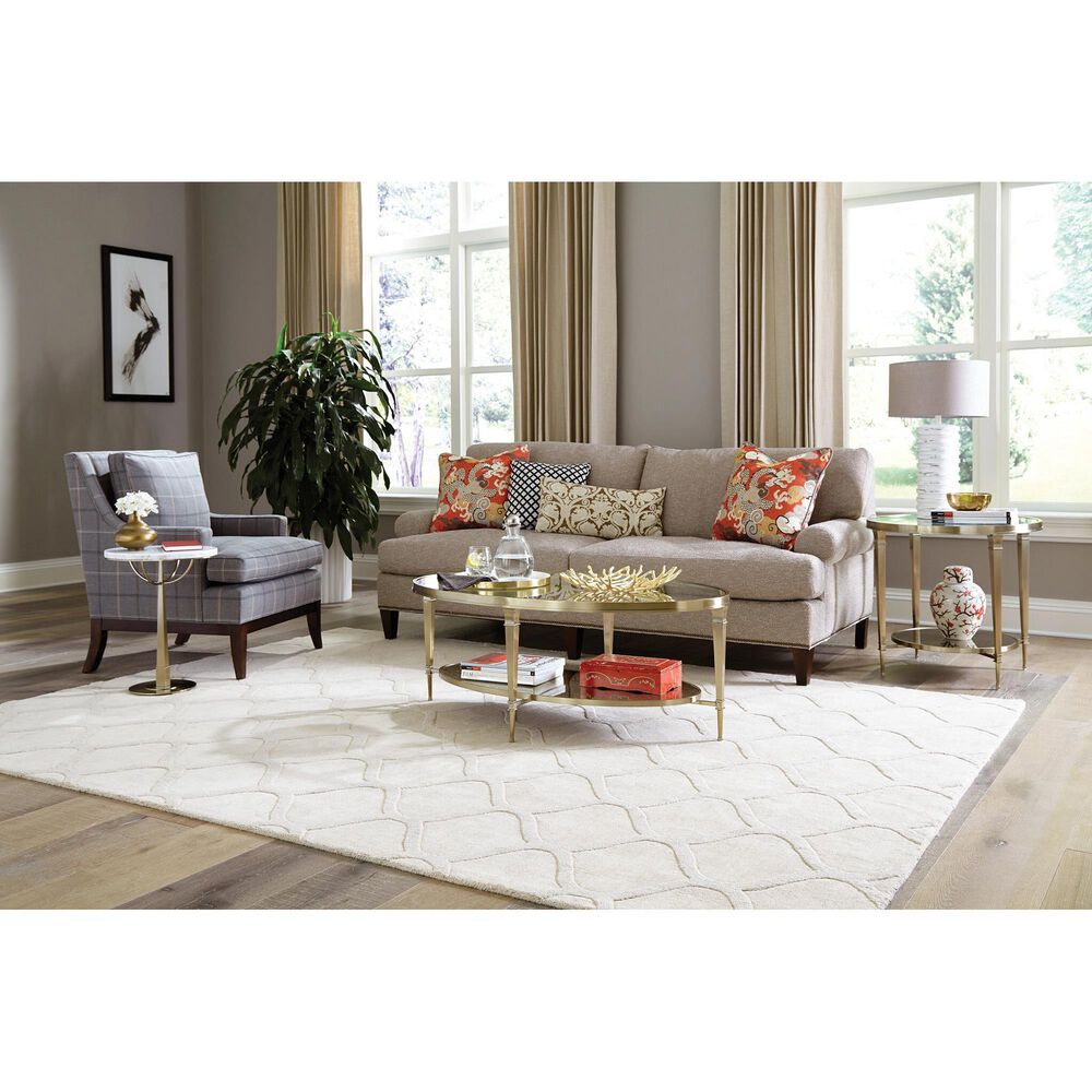 American Drew Galerie Oval Spot Table in Champagne, , large
