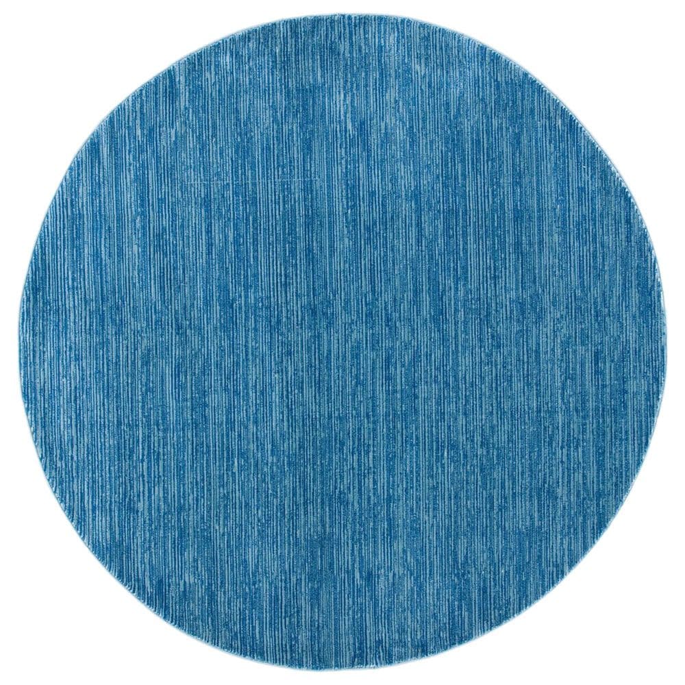 Safavieh Vision 6"7" Round Blue Area Rug, , large