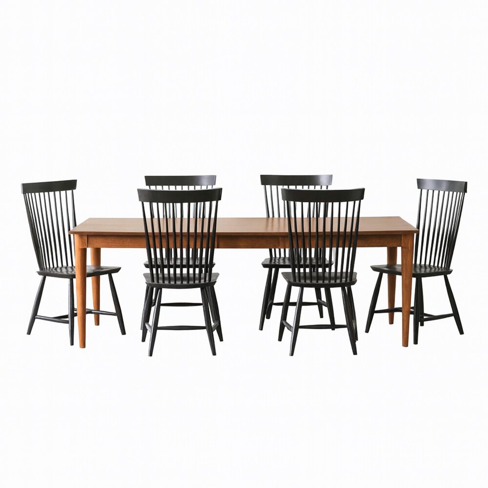 Canadel Core 7-Piece Rectangular Dining Set in Oak Washed and Black, , large