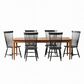 Canadel Core 7-Piece Rectangular Dining Set in Oak Washed and Black, , large