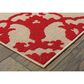 Oriental Weavers Cayman 97R 9"10" x 12"10" Sand and Red Area Rug, , large