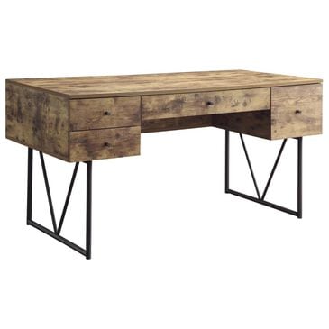 Pacific Landing Analiese Writing Desk in Antique Nutmeg and Black, , large