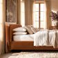 Jennifer Taylor Home Alpine King Platform Bed Frame in Burnt Orange, , large