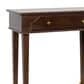 Flair Industries 2-Drawer Console Table in Dark Caramel and Gold, , large
