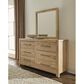 Viceray Collections Joinery 6-Drawer Dresser in Natural Oak, , large
