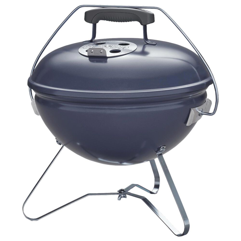 Weber Smokey Joe Premium Charcoal Grill in Slate Blue, , large