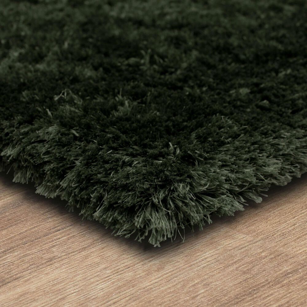 Karastan Billow Shag 5&#39;3&quot; x 8&#39; Olive Area Rug, , large