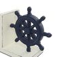 Maple and Jade Coastal Nautical Bookends in Blue and Distressed Ivory White (Set of 2), , large