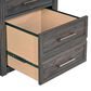 Belle Furnishings Modern Edge Castered File Cabinet in Caffe, , large