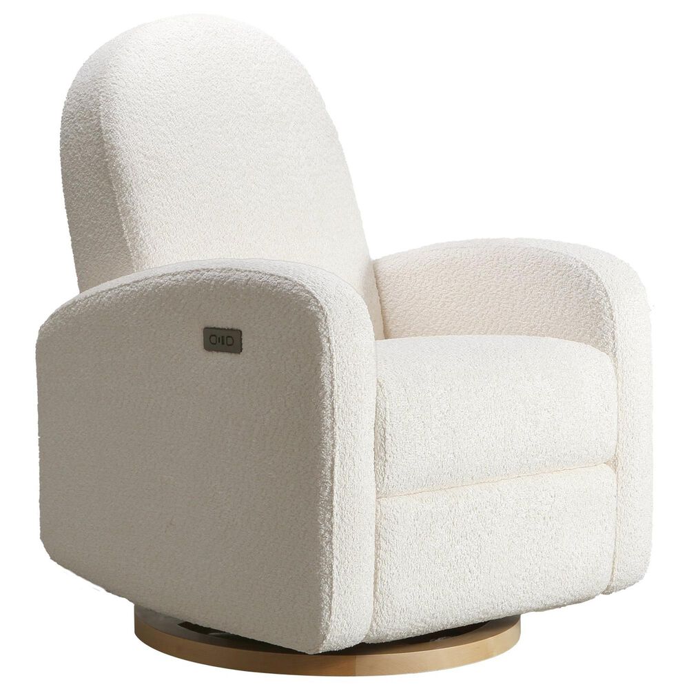 Appleseed Bea Power Swivel Glider Recliner in Ivory, , large