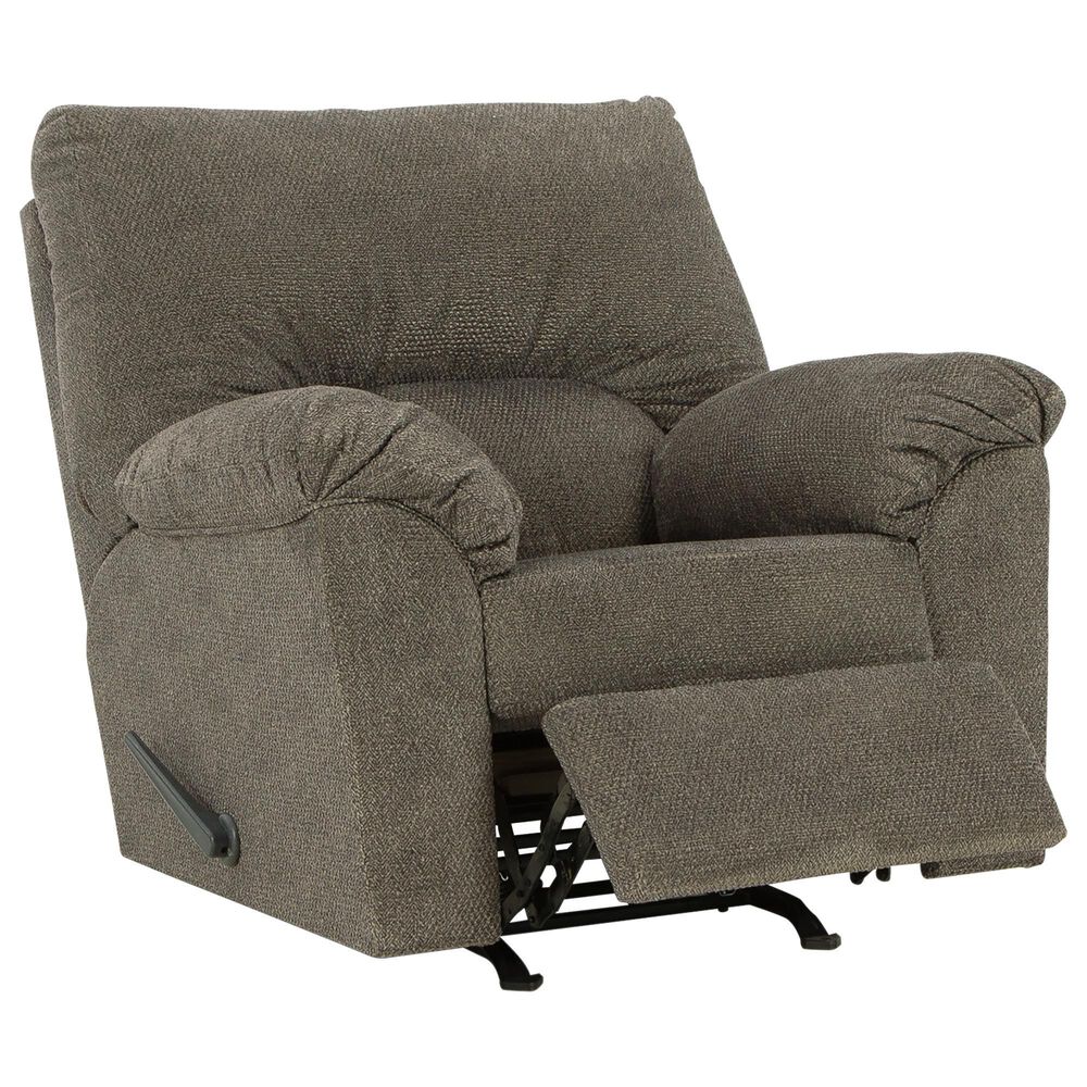 Ashley Norlou Manual Rocker Recliner in Flannel, , large
