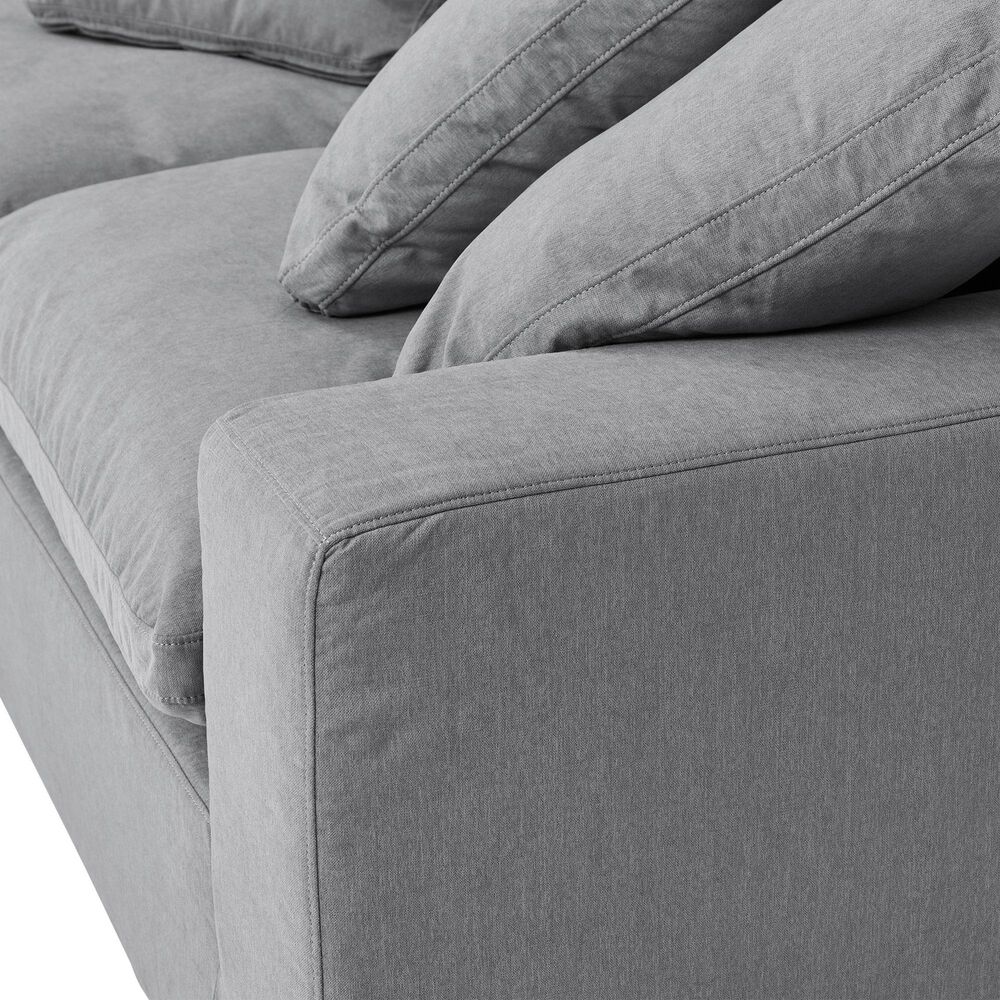 Blue River Liberty Stationary Sofa in Slate Gray, , large