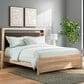 Ashley Kinlanni King Upholstered Platform Bed in Tan, , large