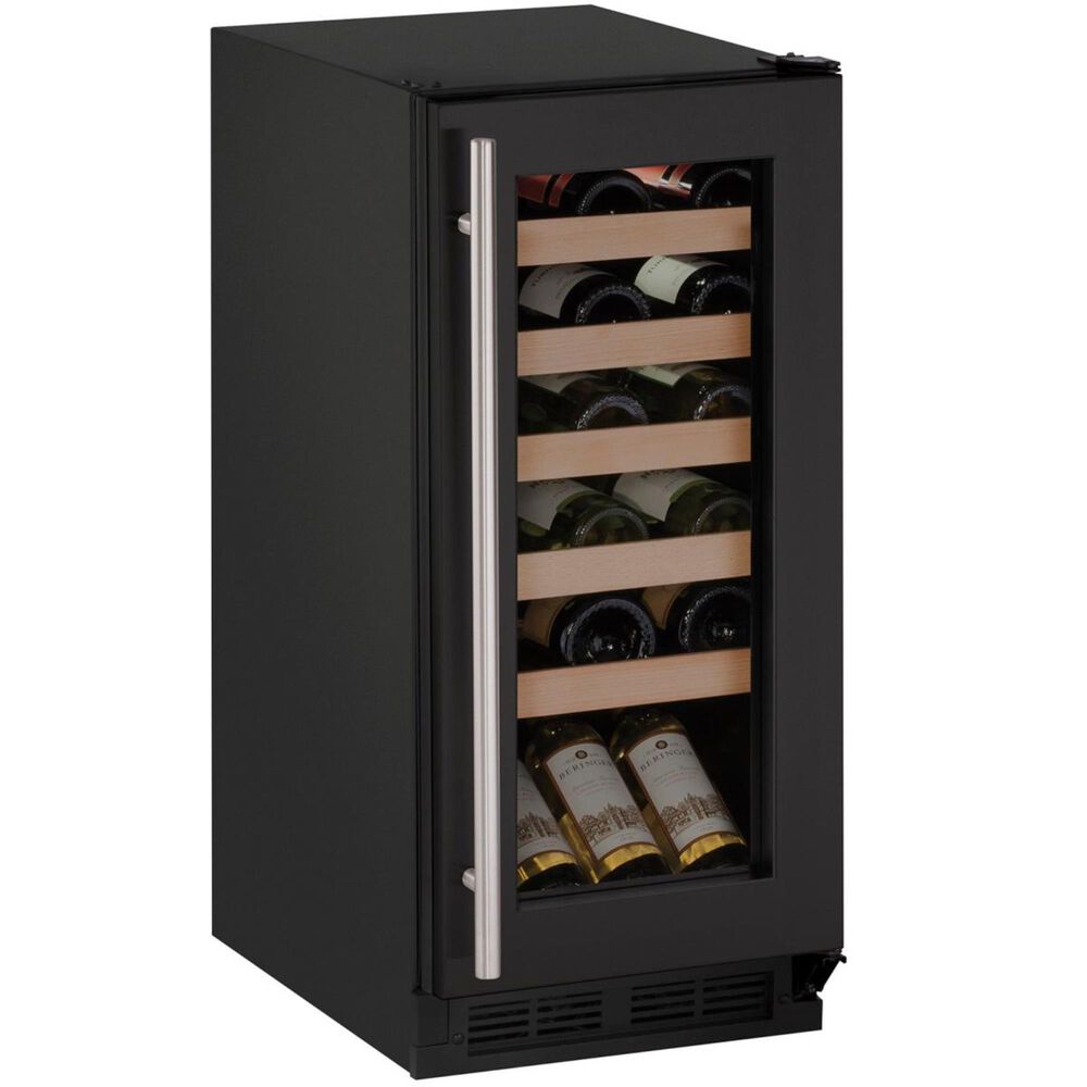U-Line 15" Undercounter Wine Captain Model with Black Frame, , large