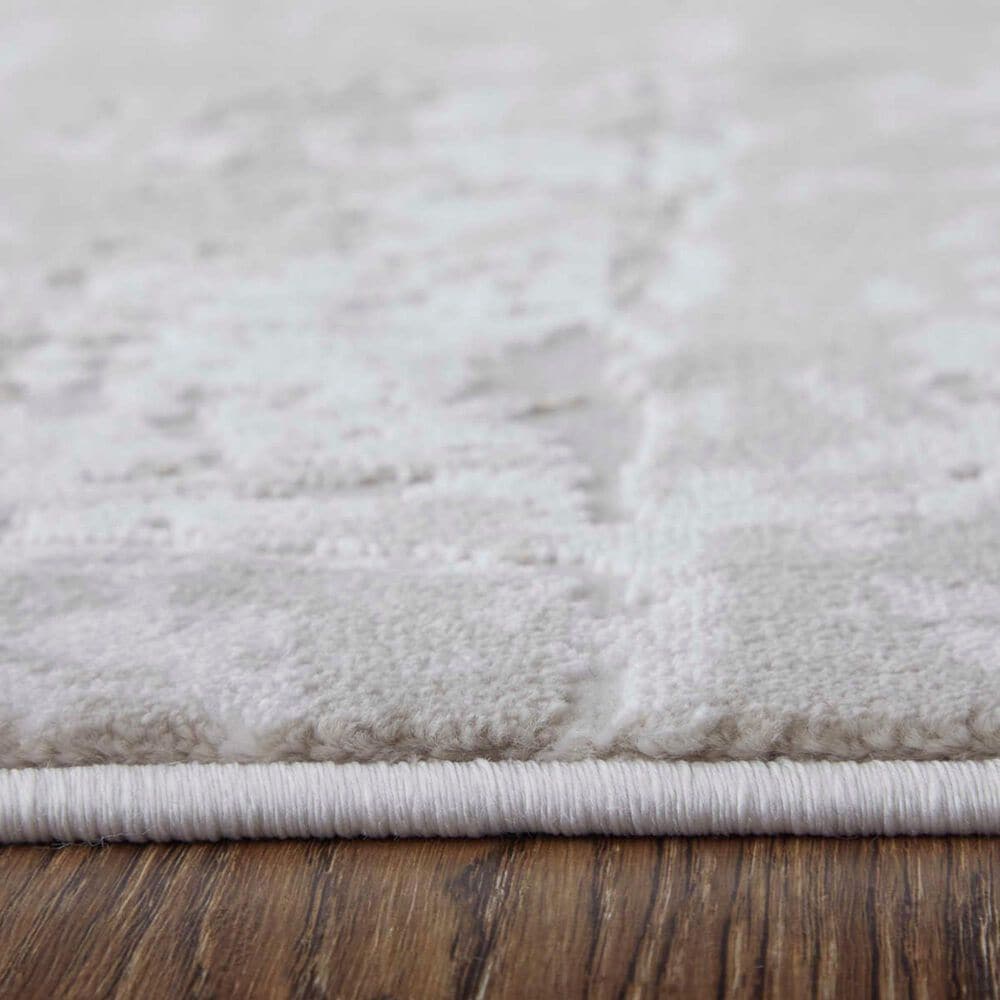 Feizy Prasad Ivory and Beige 8' x 11' Area Rug, , large