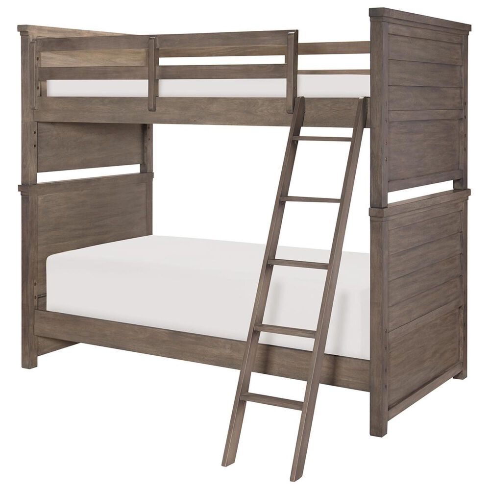 Legacy Classic Bunkhouse Twin over Twin Bunkbed in Aged Barnwood, , large