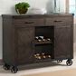 Mayberry Hill Colorado 2-Drawer Server in Charcoal and Black, , large