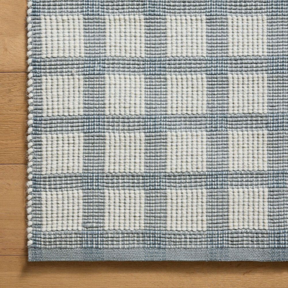 Magnolia Home Ryder Blue and Ivory 7&#39;9&quot; x 9&#39;9&quot; Area Rug, , large