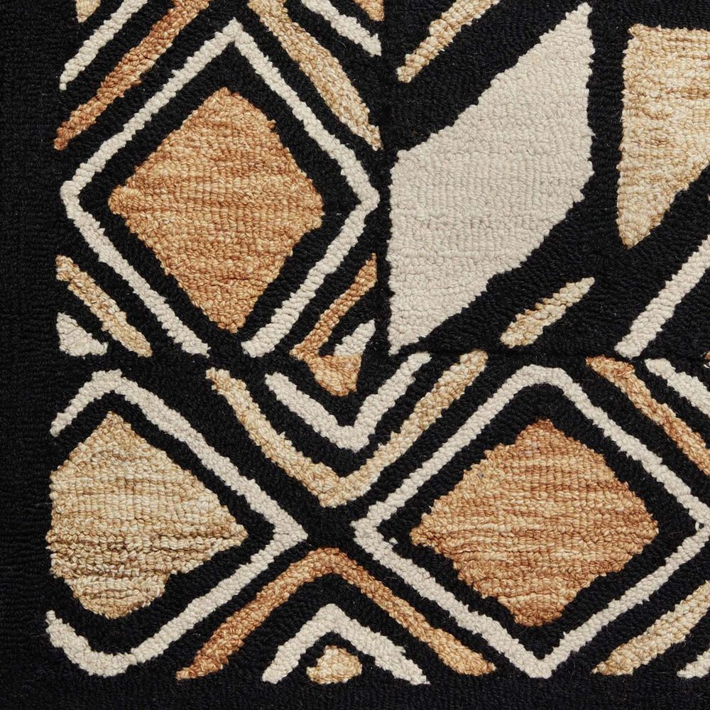 Loloi Nala NAL-01 2&#39;6&quot; x 7&#39;6&quot; Black and Beige Runner, , large