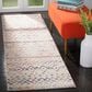 Safavieh Madison MAD798A 2"3" x 14" Ivory and Fuchsia Runner, , large