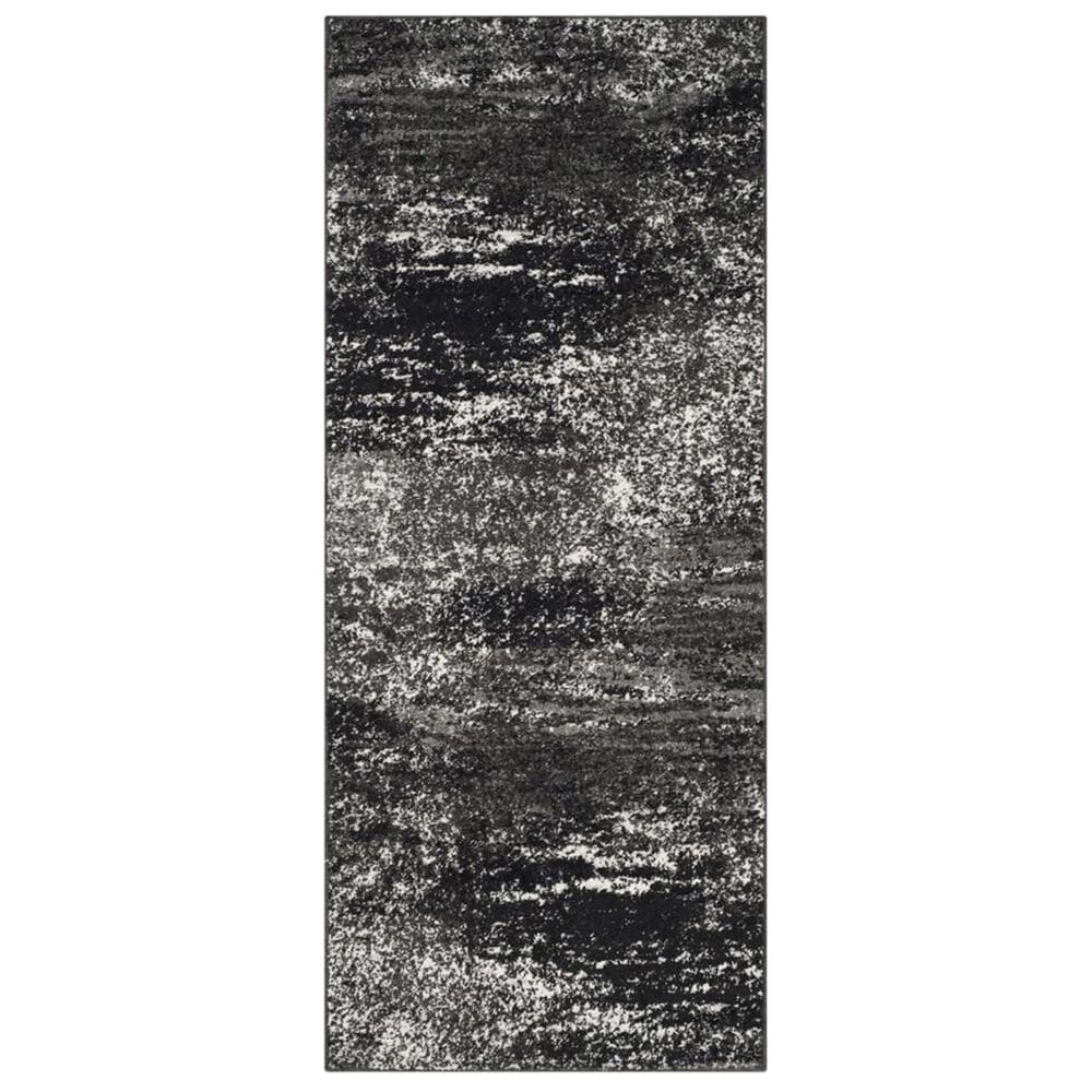 Safavieh Adirondack ADR112A 2&#39;6&quot; x 6&#39; Silver and Black Runner, , large