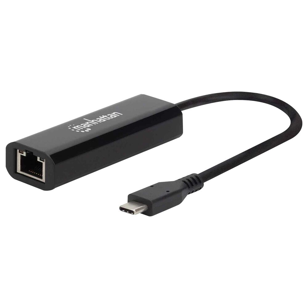 Manhattan USB-C to 2.5GBASE-T Ethernet Adapter in Black, , large