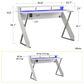 NTense Xtreme Gaming Desk in White, , large