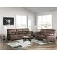 Ashley WillowBend Stationary Sofa in Umber, , large