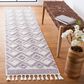 Safavieh Marrakesh MRK560 2"2" x 6" Ivory and Grey Runner, , large
