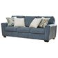 Ashley Cashton Stationary Sofa in Blue, , large