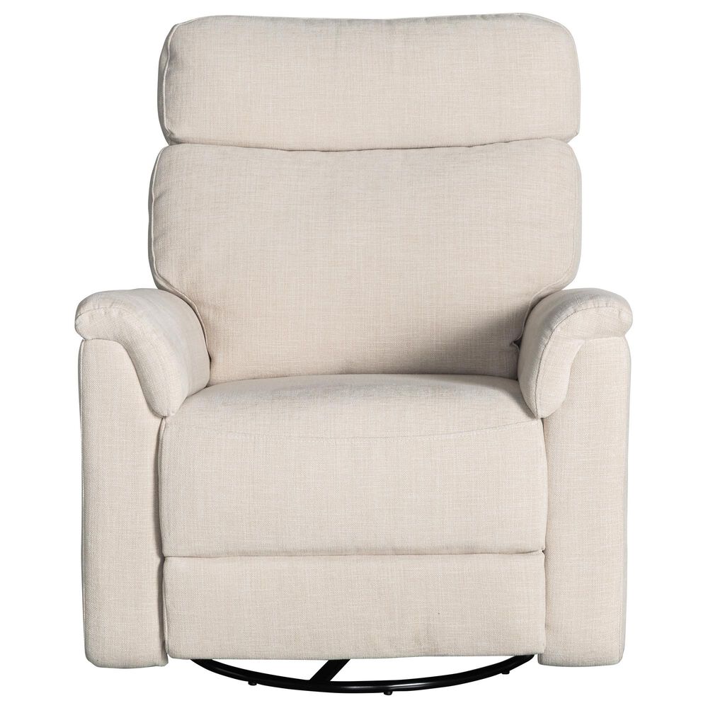 Appleseed Alden Power Swivel Glider Recliner in Oatmeal, , large