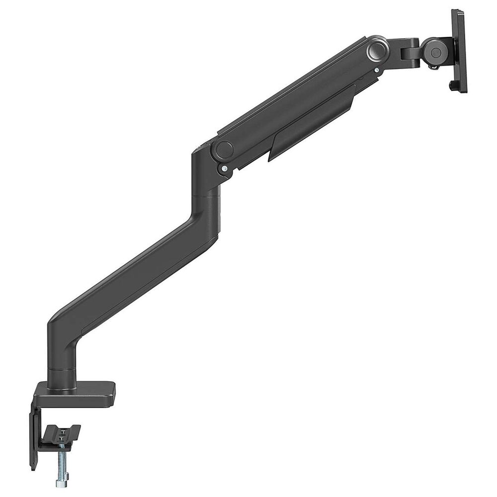 Manhattan Mechanical Spring Single Monitor Desk Mount in Black, , large