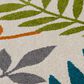 Central Oriental Terrace Tropic Blythewood 5" x 7"3" Snow and Multicolor Area Rug, , large