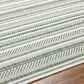 Surya Eagean EAG-2422 Grass Green, Ivory, Dark Green and Seafoam 2" x 2"11" Indoor/Outdoor Area Rug, , large