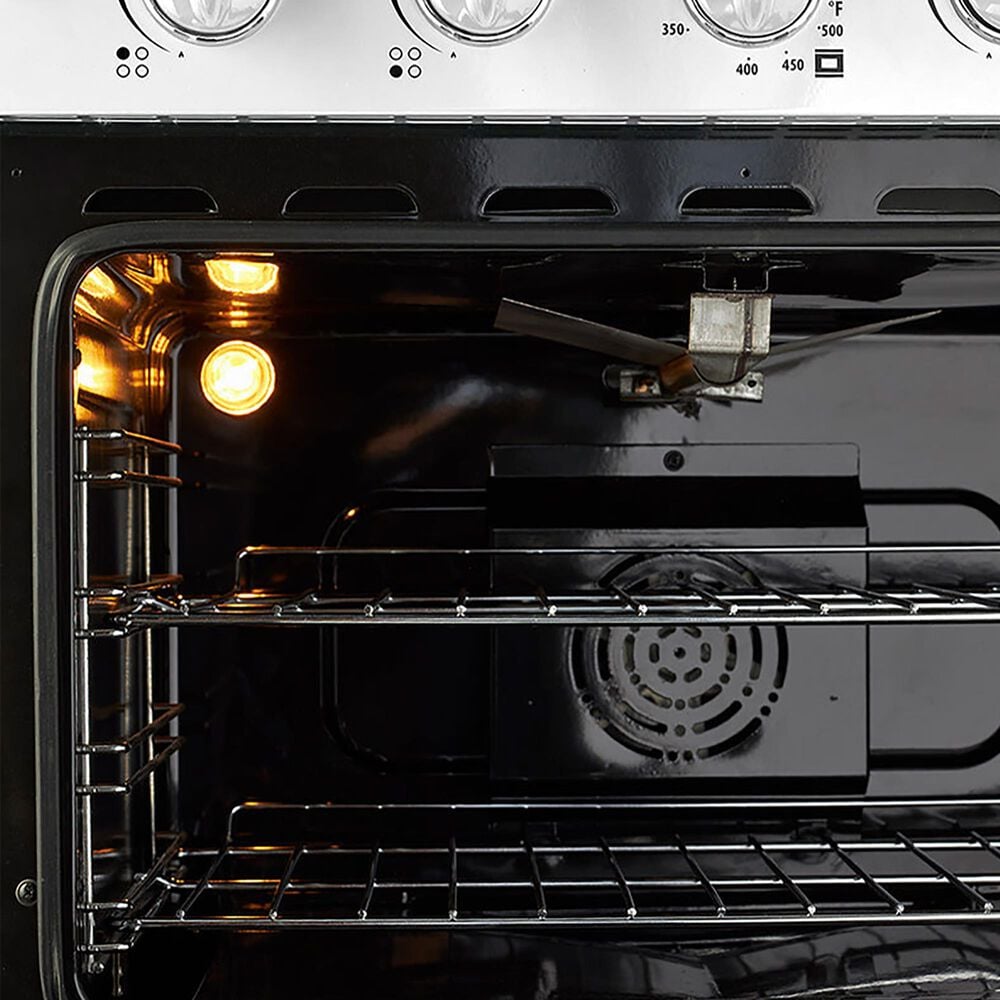 Unique Appliances Classic Retro 30" Pro Convection Gas Range in Marshmallow White, , large