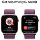 Apple Watch Series 10 GPS 46mm Rose Gold Aluminum Case with Plum Sport Loop, , large