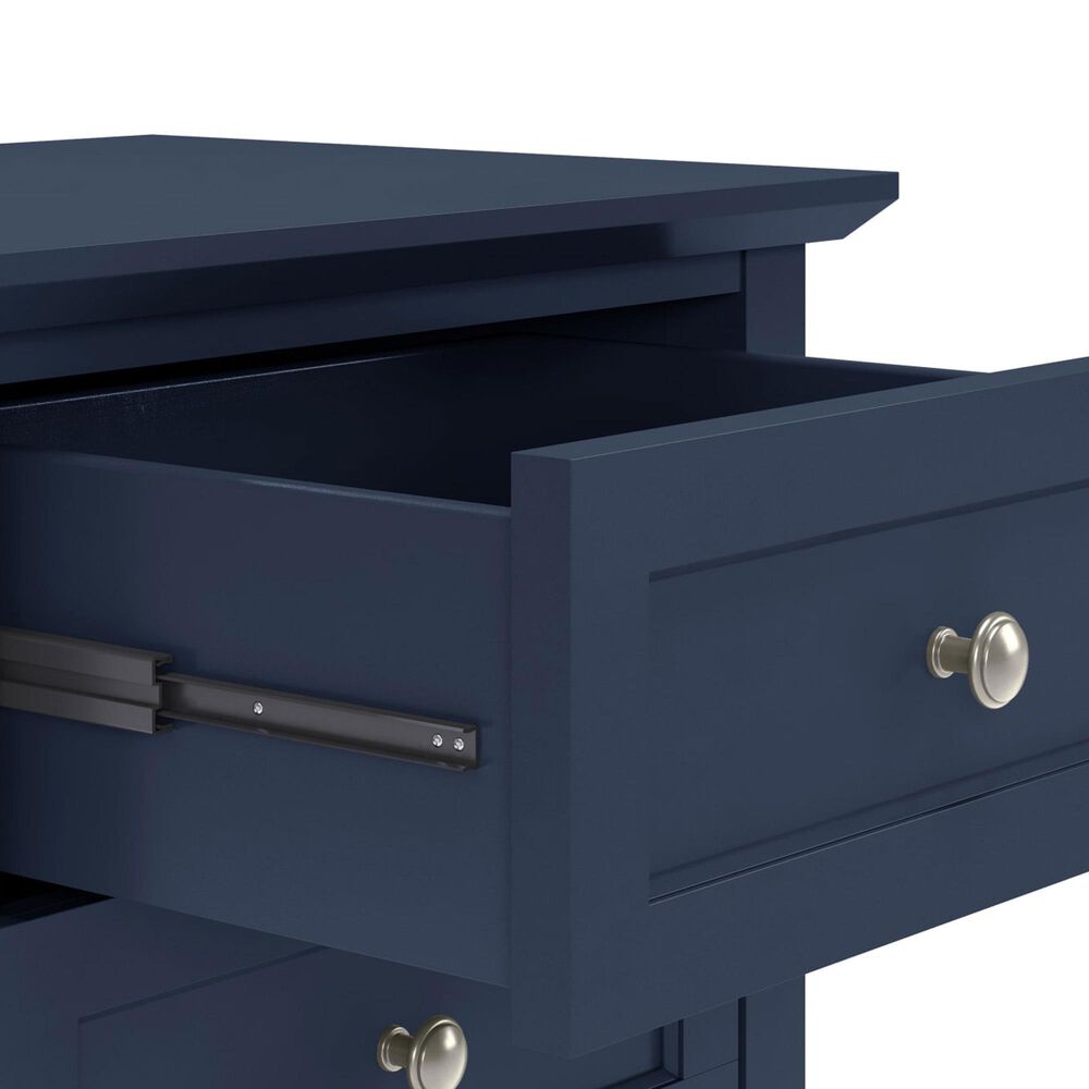 Urban Home Grace 3 Drawer Nightstand in Blueberry, , large