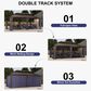 HOMLUX 12" x 20" Hardtop gazebo with double roof in Bronze, , large