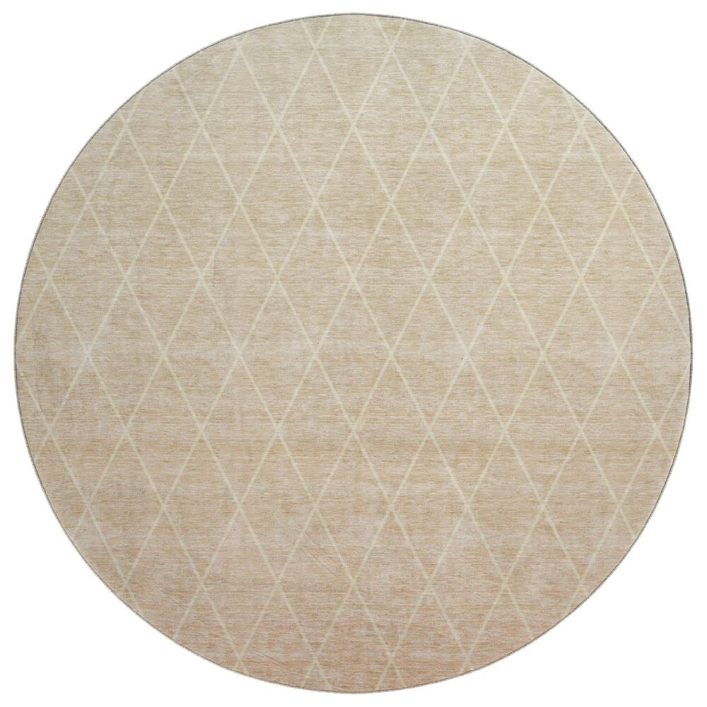 Dalyn Rug Company Lazio 8" Round Salmon Area Rug, , large