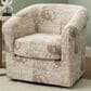 Linon Home Decor Bonnie Swivel Club Chair in Sea Swirl, , large