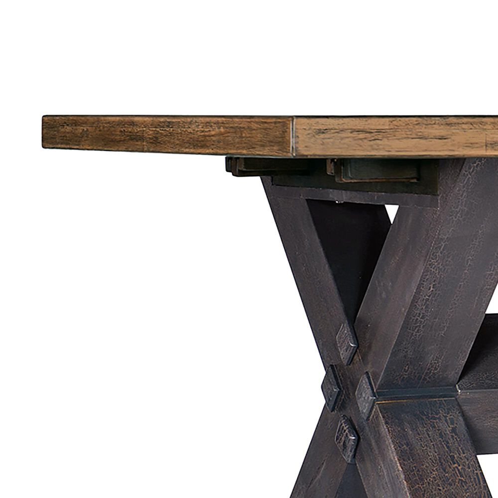 Hooker Furniture Big Sky 7-Piece Rectangular Dining Set in Charred Timber and Vintage Natural, , large
