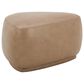 Jennifer Taylor Home Pebble 26" Cocktail Ottoman in Tuscan Tan Brown, , large