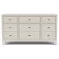 Riverside Furniture Carmella 5 Piece Queen Platform Panel Bedroom Set in Pebble Oak, , large
