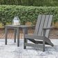 Ashley Cove Beach Outdoor Adirondack Chair in Gray, , large