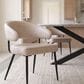 Home Trends & Design Essex Dining Chair in Top Grain Leather Antique Ivory, , large